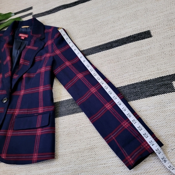 Plaid Blazer Jacket - Picture 13 of 14